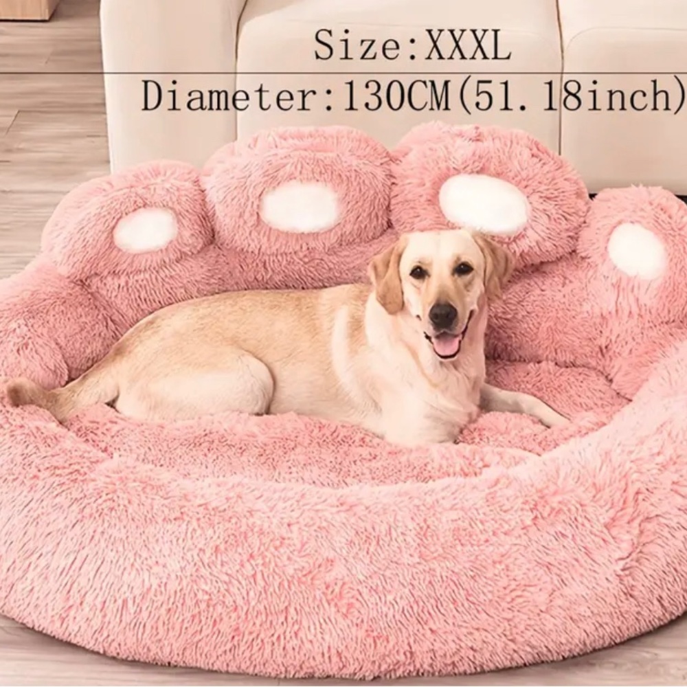 Friends Forever!! NEW!! Pink Dog bed, Soft and very comfortable.